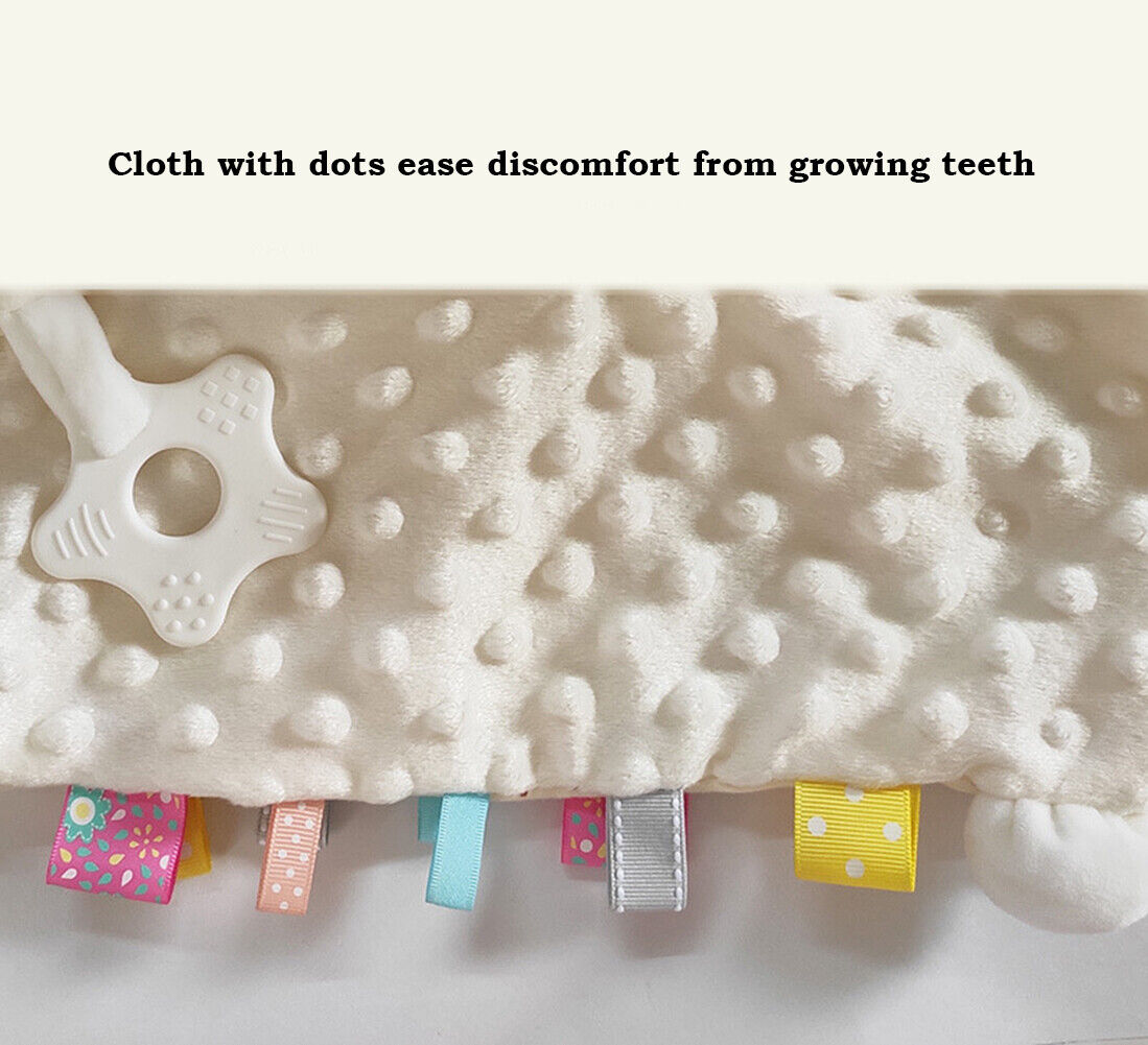 US 5-in-1 Security Blanket Fineborn Baby Infant Nursery Cuddleplush Toy Teether