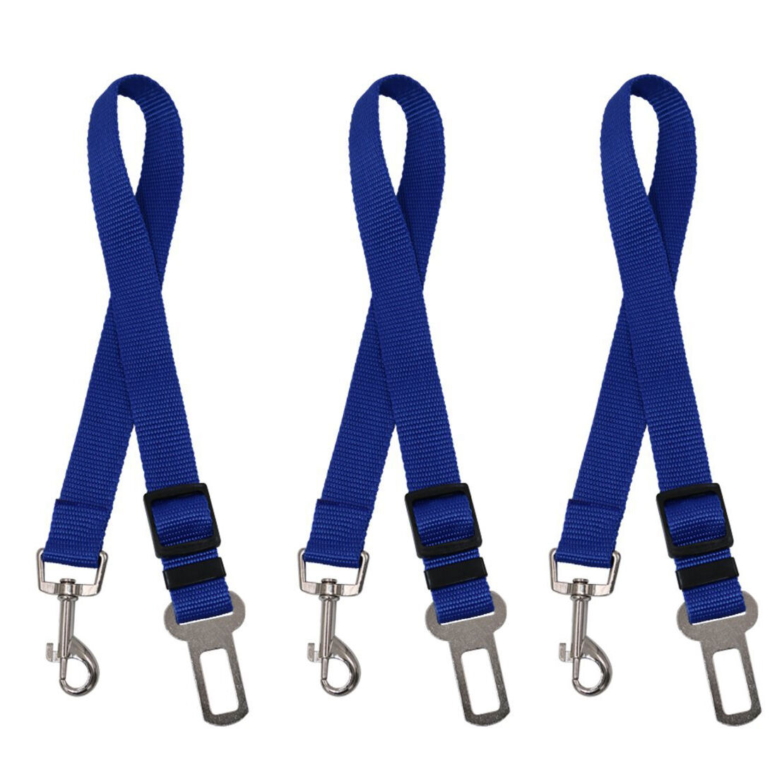 3 PCS Adjustable Pet Dog Cat Car Seat Belt Safety Leads Vehicle Seatbelt Harness