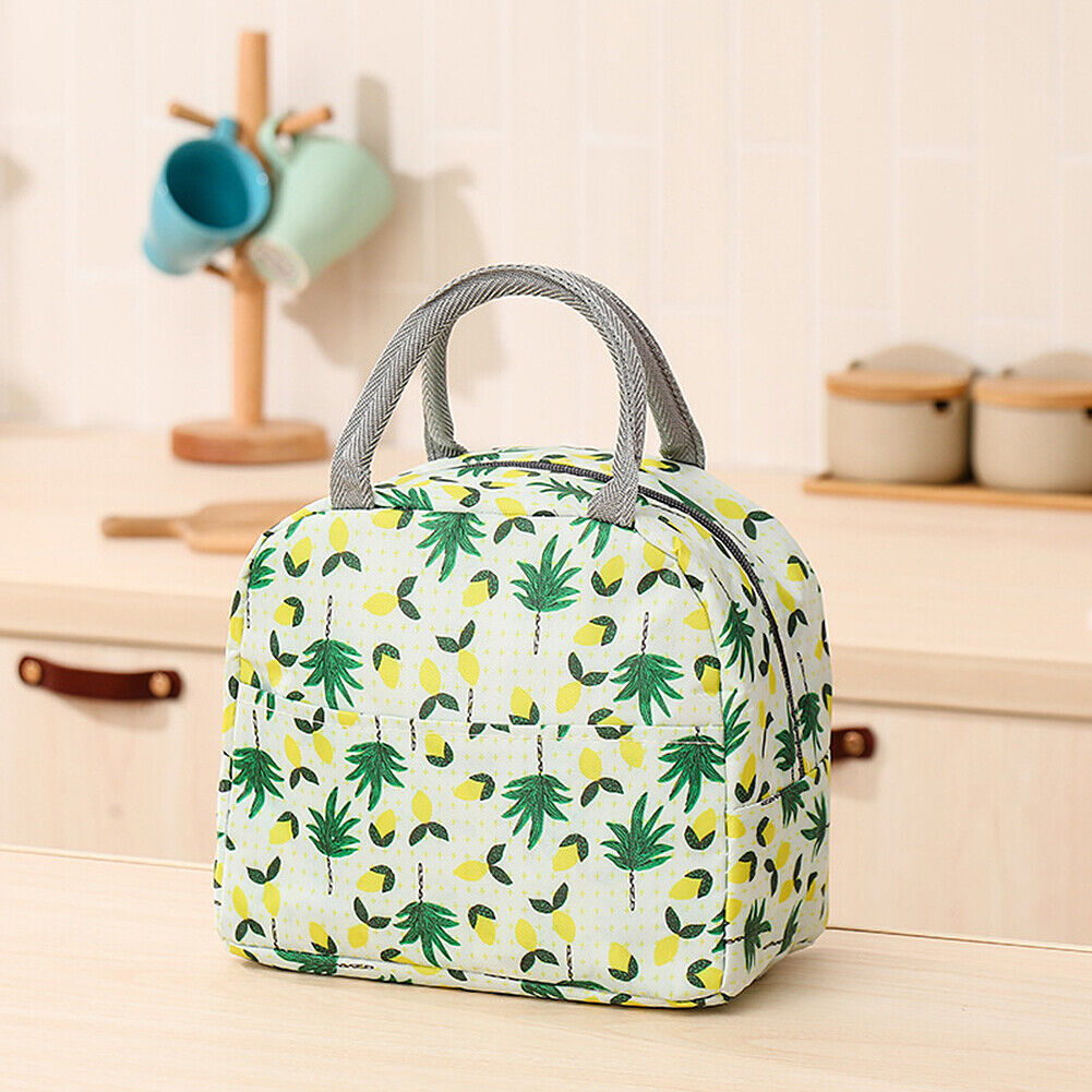 US Portable Insulated Lunch Bag Bento Box Cooler Tote for Kids Adult Men Women