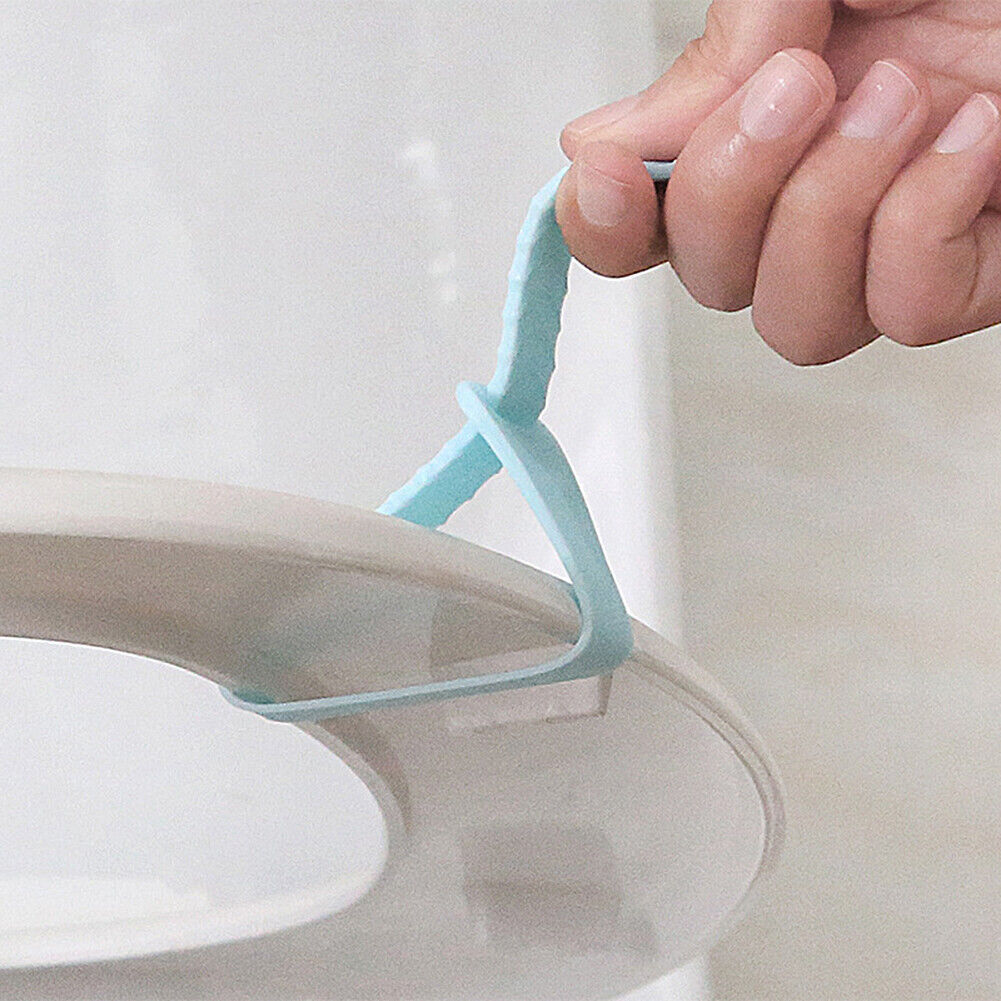 US 4 Pack Seat Cover Lifter Lift Handle Toilet Bathroom Avoid Touching Lid