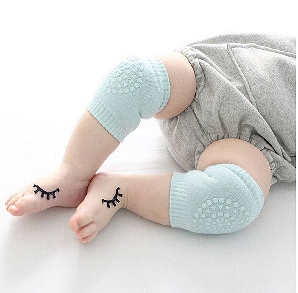 8~16 Pairs Baby Crawling Knee Pads Safety Anti-slip Walking Leg Elbow Protectors