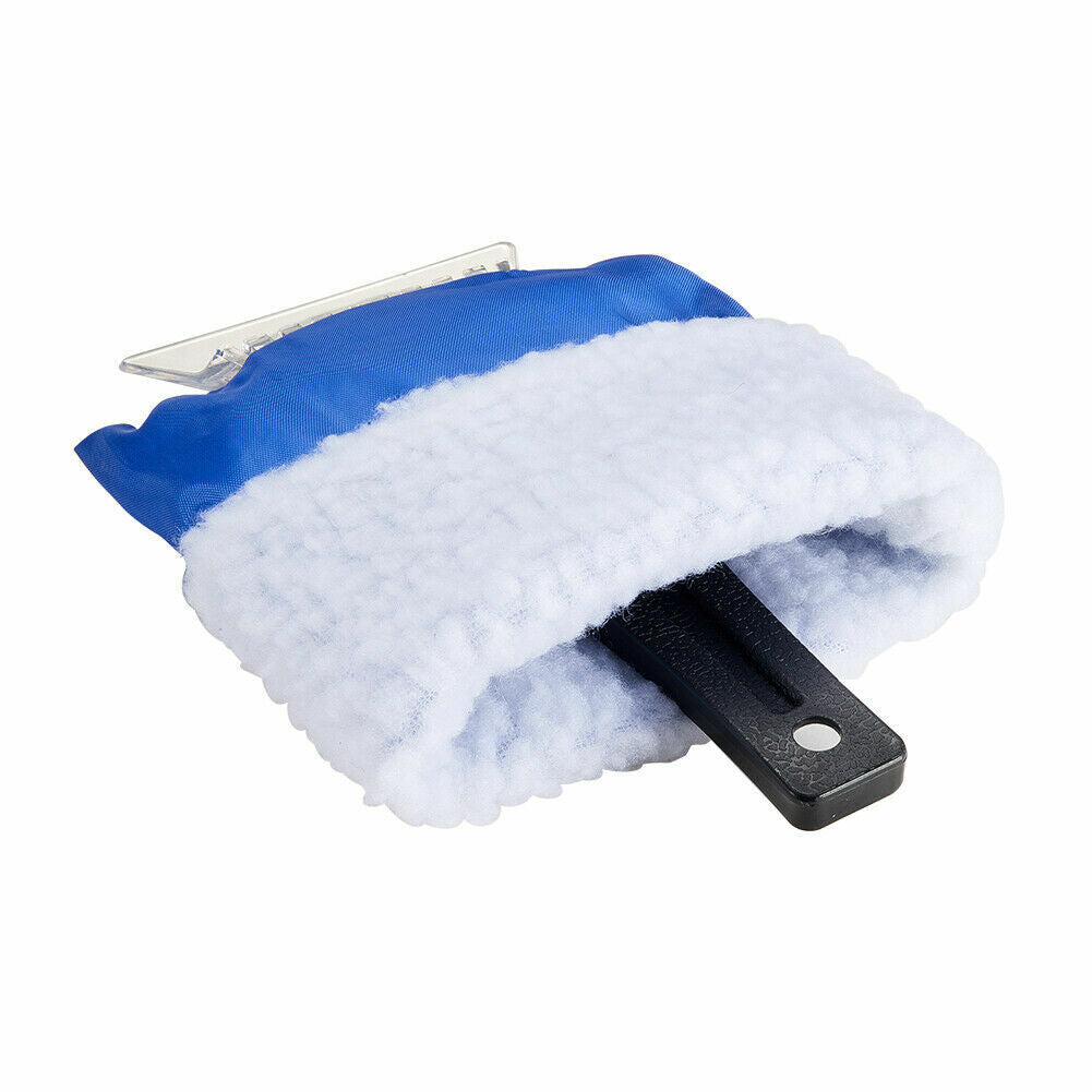 US Warm Ice Scraper Mitt Windshield Snow Scrapers Waterproof Snow Remover Glove