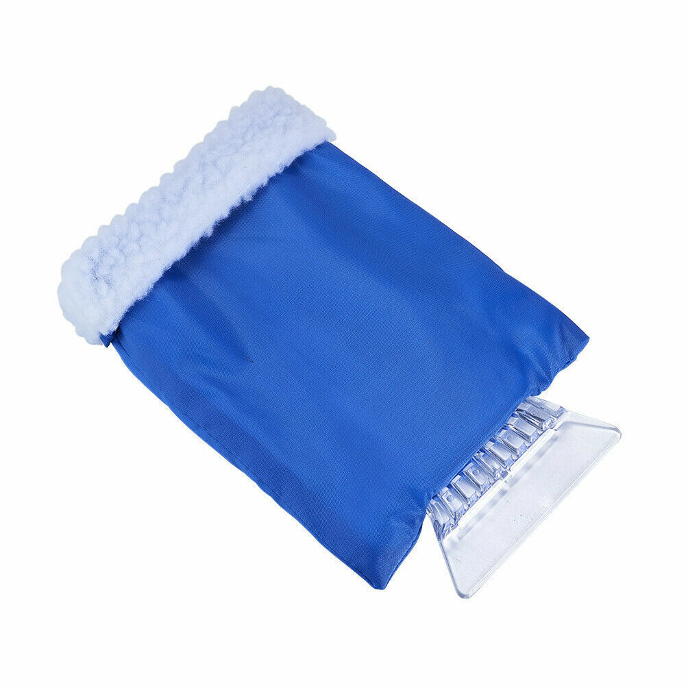 US Warm Ice Scraper Mitt Windshield Snow Scrapers Waterproof Snow Remover Glove