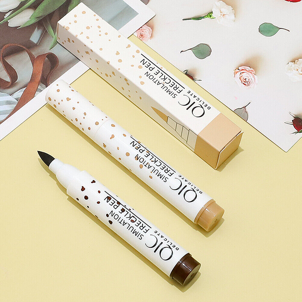 US 1-2Pc Faux Freckle Pen Natural Waterproof Longlasting Soft Dot Sunkissed Skin