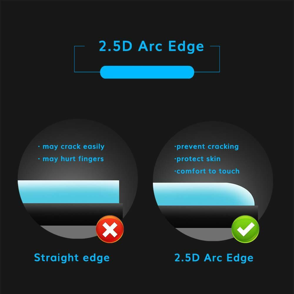 3 Pcs 9H 2.5D Tempered Glass Lens Film Screen Protector DJI OSMO Action CameraUS