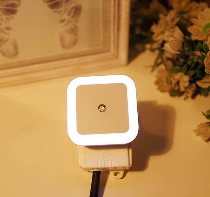 4~8 PCS Auto LED Light Induction Sensor Control Bedside Night Light In Wall Lamp