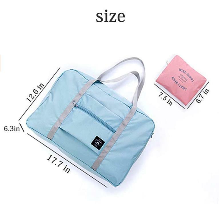 US Foldable Travel Luggage Carry-on Shoulder Duffle Bag Lightweight Sport Tote