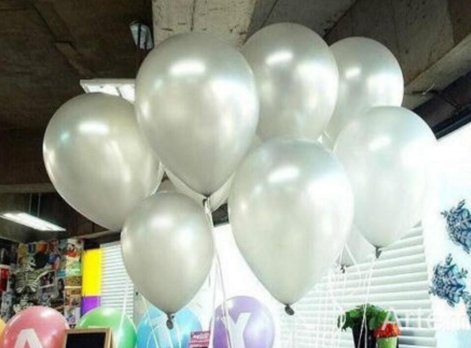 100pcs 10 inch Pearl Latex Colorful Thickening Wedding Party Birthday Balloon