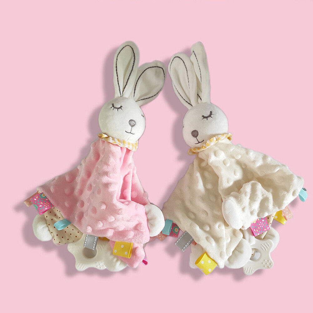 US 5-in-1 Security Blanket Fineborn Baby Infant Nursery Cuddleplush Toy Teether