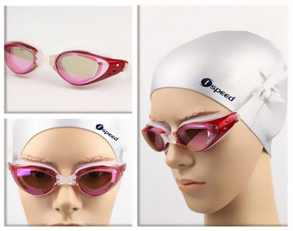 Ispeed Mirror Pro Swim Goggle Non-Fogging Anti UV Swimming Swim Goggle
