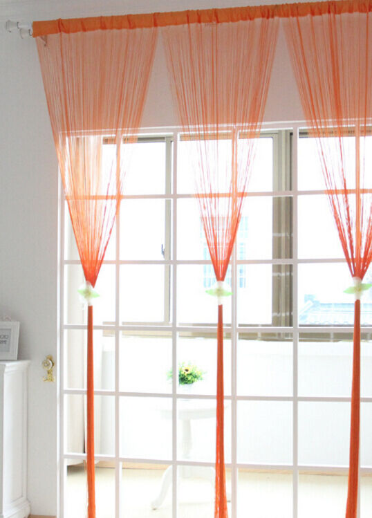 2 Pack Magik Line String Window Curtain Tassel Door Fringe Panel Room Divider
