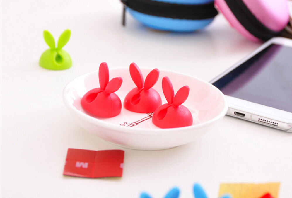 Lots of Cable Clip Desk Tidy Wire Drop Lead USB Charger Cord Holder Secure Table