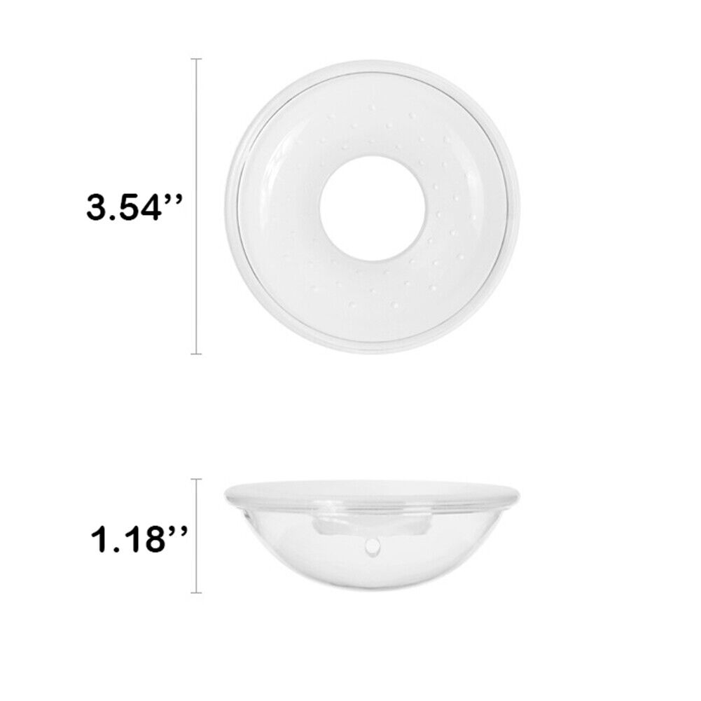 US 2-4Pcs Silicone Breast Shells Milk Saver Collector Nursing Breastfeeding Cups
