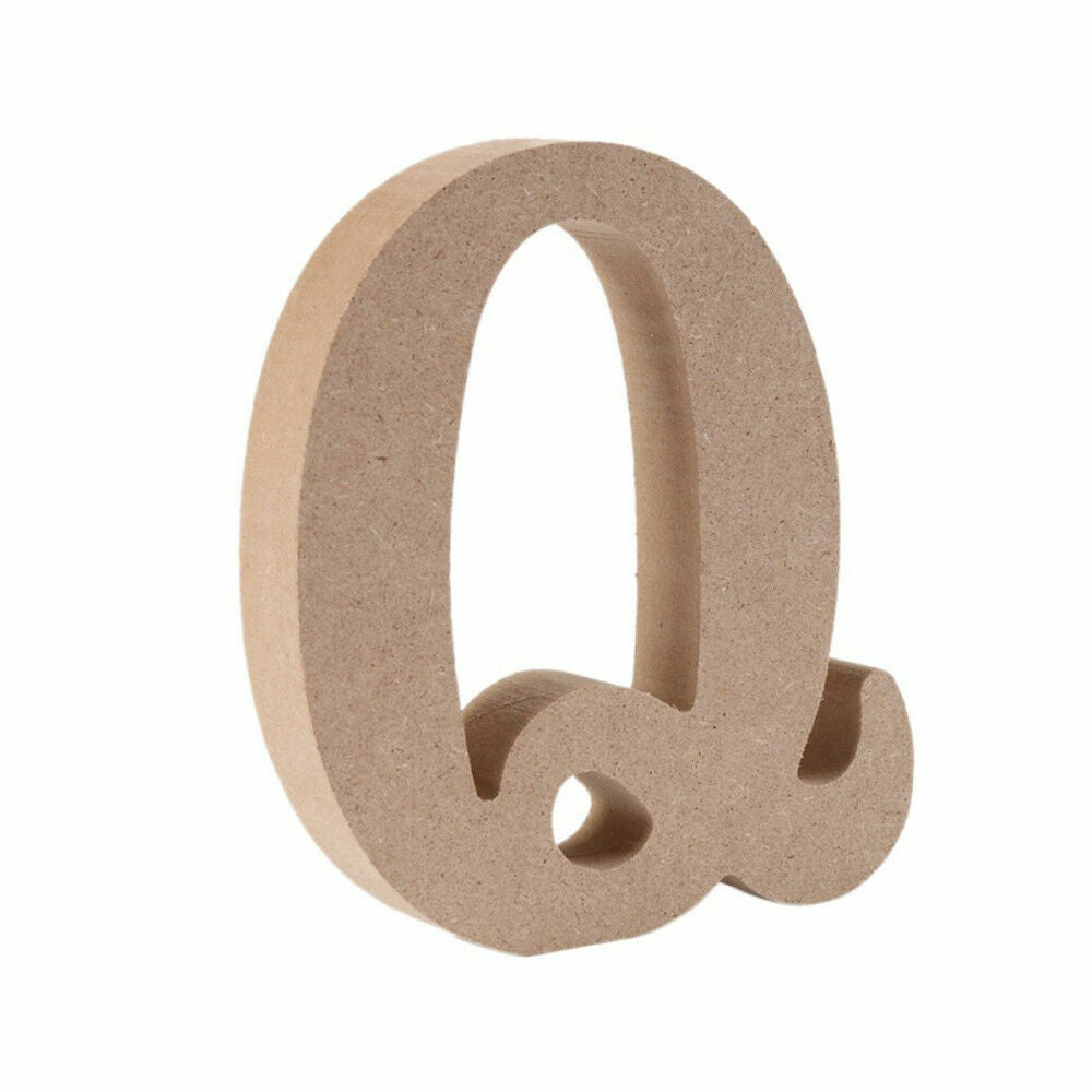 US 3.93'' A-Z Wooden Letters Alphabet Self Standing Wedding Party/Home/Decor Lot