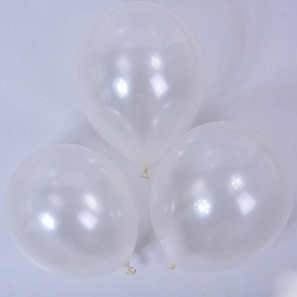 100pcs 10 inch Pearl Latex Colorful Thickening Wedding Party Birthday Balloon