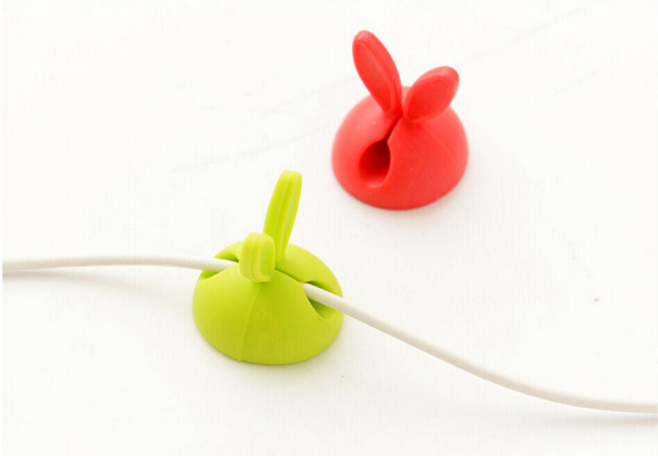 Lots of Cable Clip Desk Tidy Wire Drop Lead USB Charger Cord Holder Secure Table