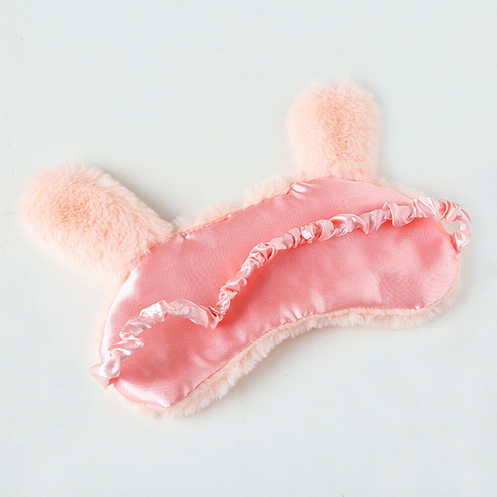 US Unicorn Animal Eye Mask Soft Plush Sleep Masks Sleeping Blindfold Traveling