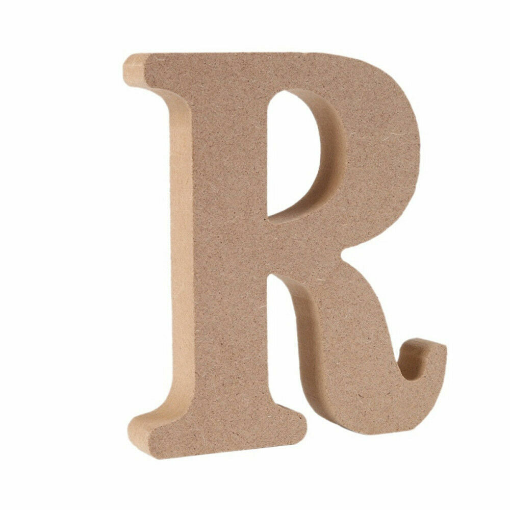 US 3.93'' A-Z Wooden Letters Alphabet Self Standing Wedding Party/Home/Decor Lot
