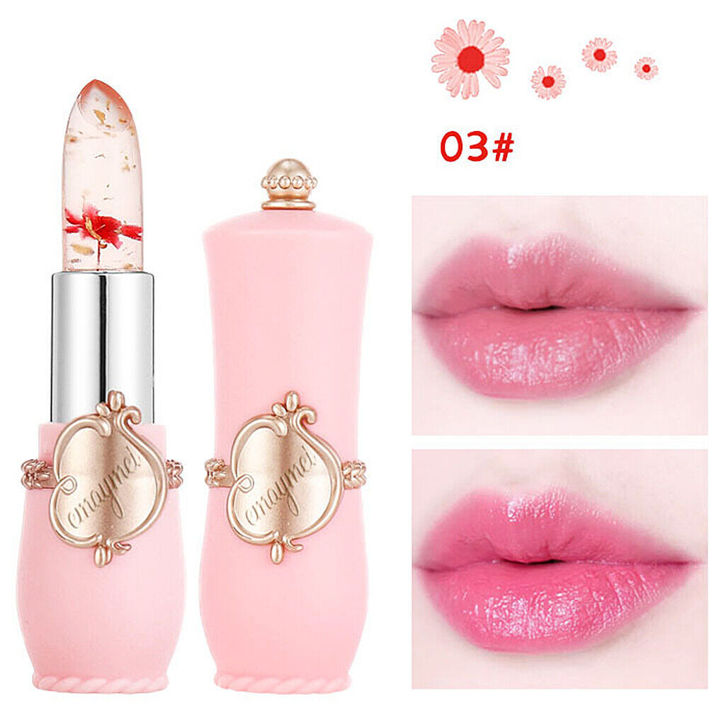 US Flower Lipstick Color Jelly Transparent Magic Changing Lip Temperature Change