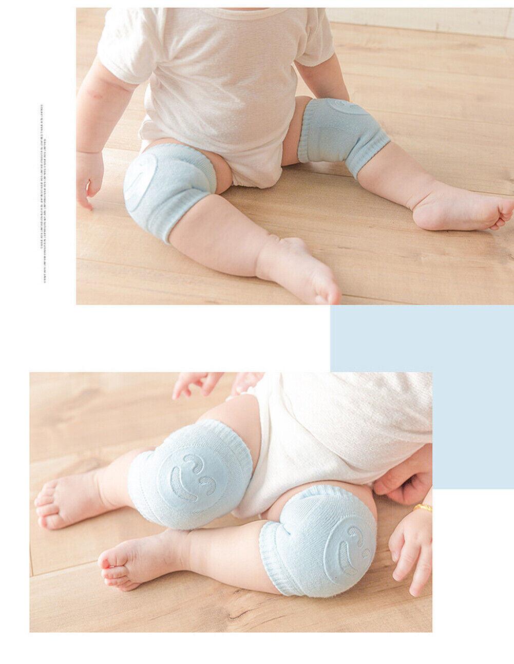 US 5~10 Pairs Baby Kids Crawling Knee Pads Safety Anti-slip Leg Elbow Protectors