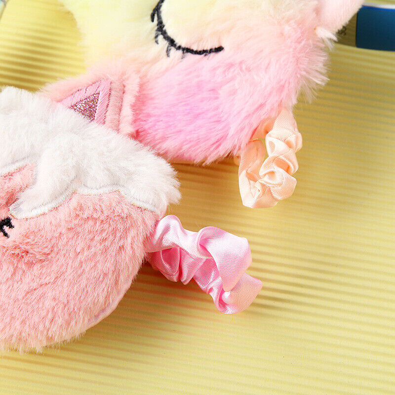 US Unicorn Animal Eye Mask Soft Plush Sleep Masks Sleeping Blindfold Traveling