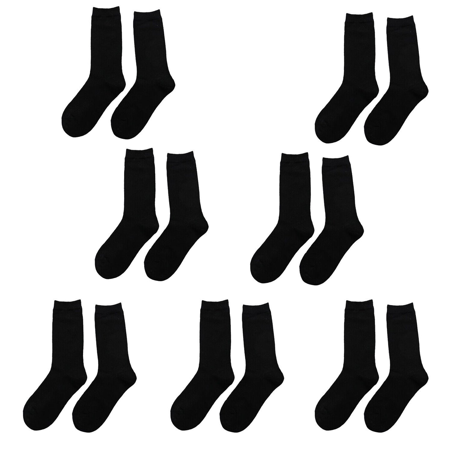 US 7 Pairs Novelty Women Assorted Breathable Cute Korea Casual Cotton Crew Socks