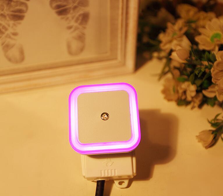 4~8 PCS Auto LED Light Induction Sensor Control Bedside Night Light In Wall Lamp
