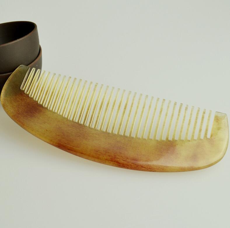 3~5 Pack Massage Tendon Comb Natural Amber Ox Horn Portable Hair Beard US Seller