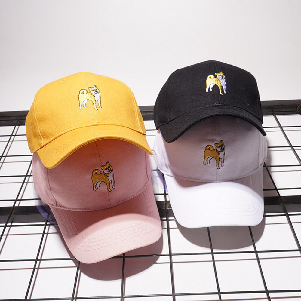 Shiba Inu Bulldog Baseball Trucker Golf Sports Adjustable Hats Hachiko Ball Caps