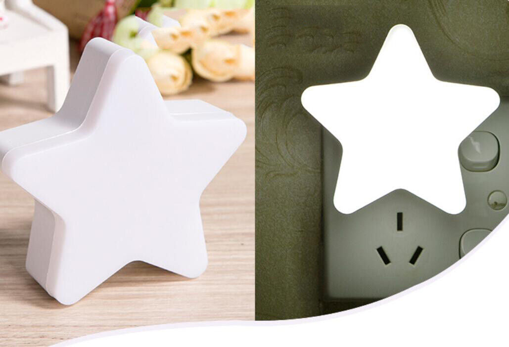 4~8 PCS Auto LED Light Induction Sensor Control Bedside Night Light In Wall Lamp