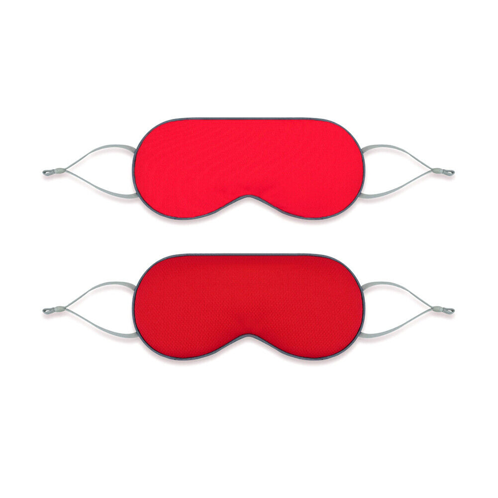 US 2-in-1 Double-Sided Sleep Eye Mask Warm&Cool Travel Breathable Blindfold Mask
