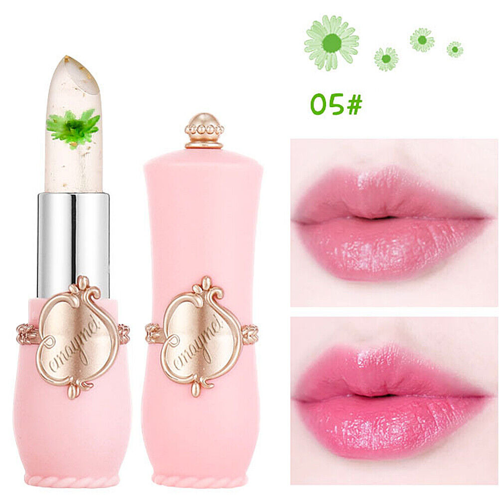 US Flower Lipstick Color Jelly Transparent Magic Changing Lip Temperature Change