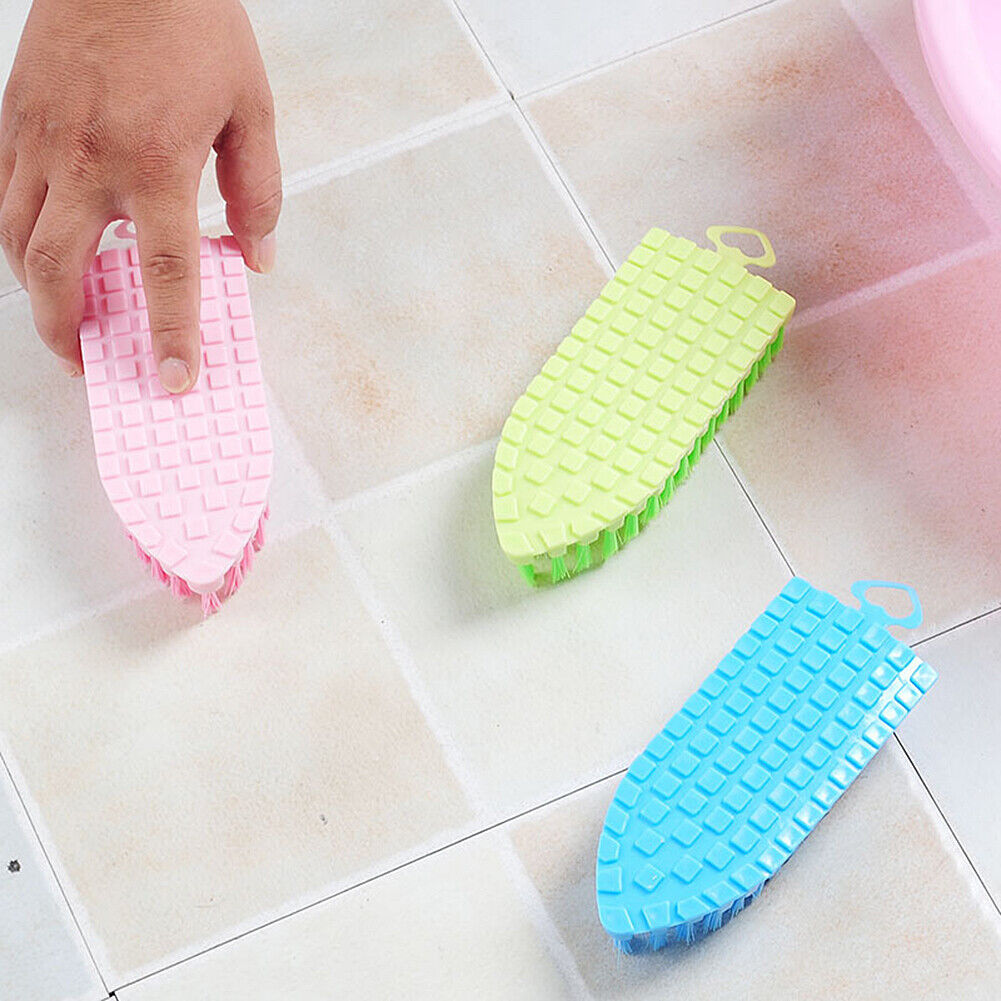 US 3-6 Pack Bendable Stiff Bristles Heavy Duty Scrub Brush Cleaning Sink Stove