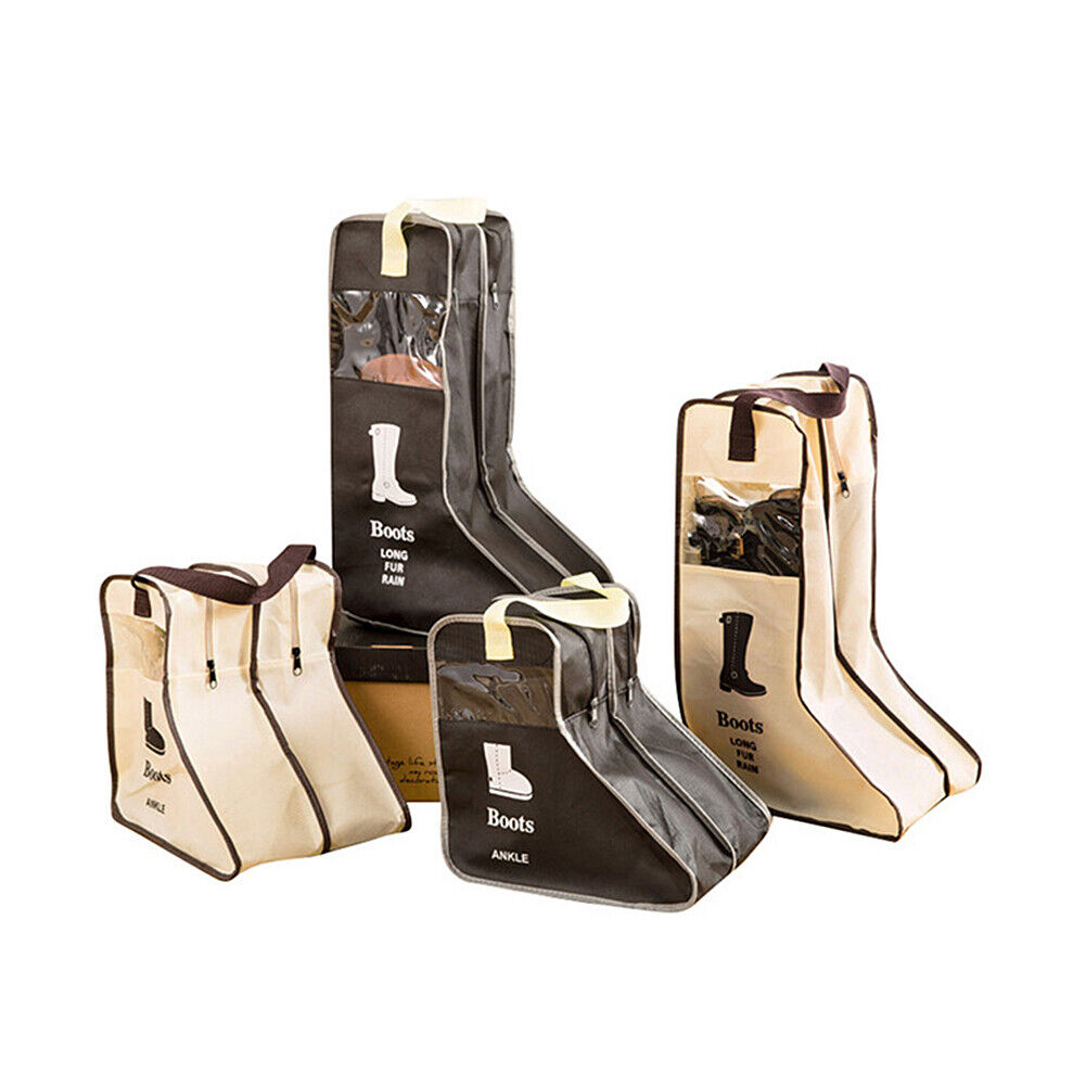 2 Pack Dust-proof Non-woven Portable Tall Boots Storage/Protector Bag Cover Case