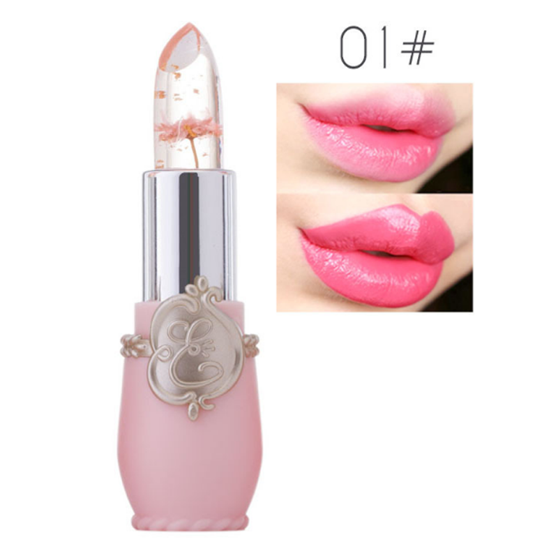 US Flower Lipstick Color Jelly Transparent Magic Changing Lip Temperature Change