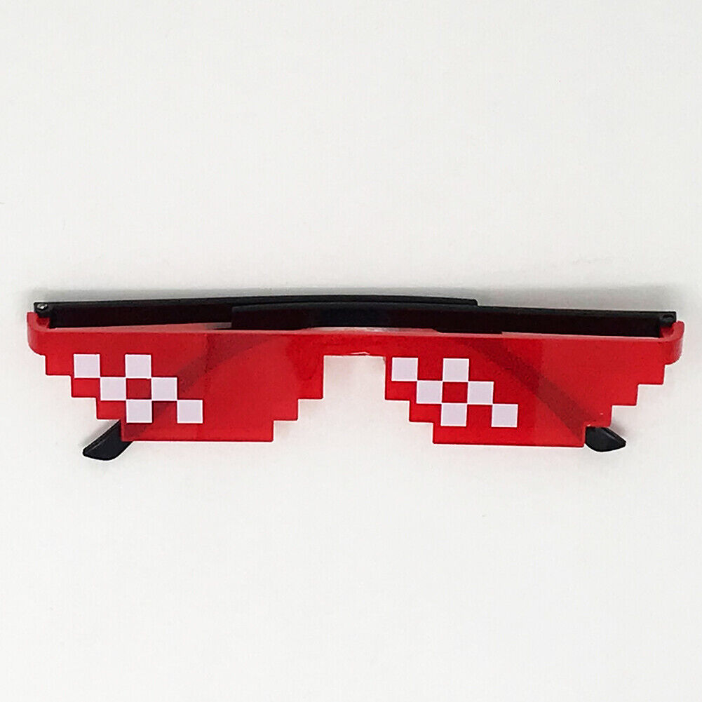 Thug Life Glasses Deal With It Sunglasses MLG Eyewear Unisex Meme Cool 8 Bit