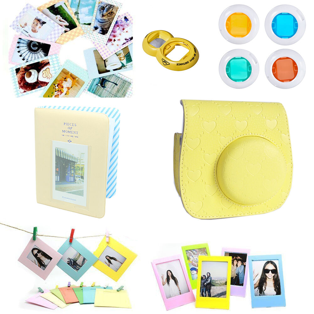 USA 7 in 1 Fujifilm Instax Mini 8 8+ 9 Instant Film Camera Accessories Bundles