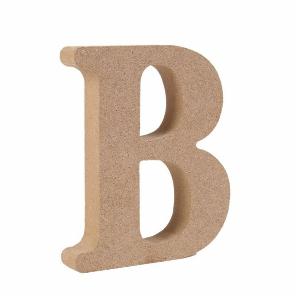 US 3.93'' A-Z Wooden Letters Alphabet Self Standing Wedding Party/Home/Decor Lot