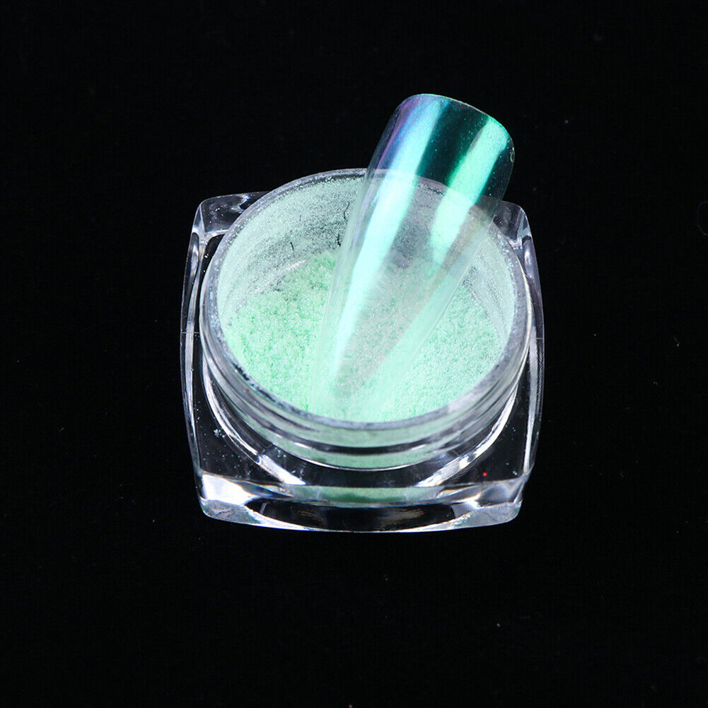 US Glitter Holographic Mirror Nail Art Powder Ultra-thin Aurora Mermaid Pigment