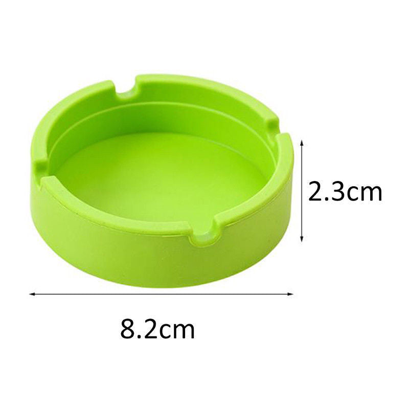 6 Pcs Ashtray Silicone Cigarette Smoking Bedroom Smoke Bin Cigarette Pipe Holder