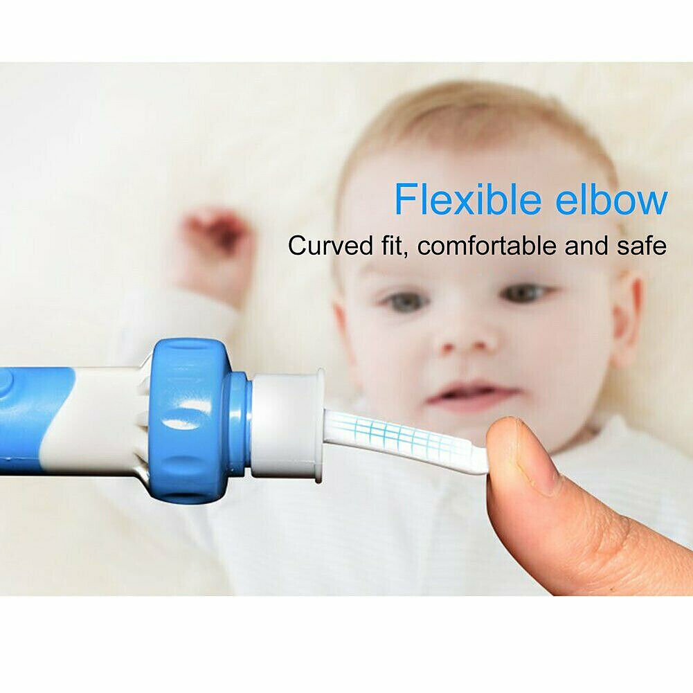 US 1-4 Electric Cordless Vacuum Ear Cleaner Wax Remover Painless Tool w/ Battery