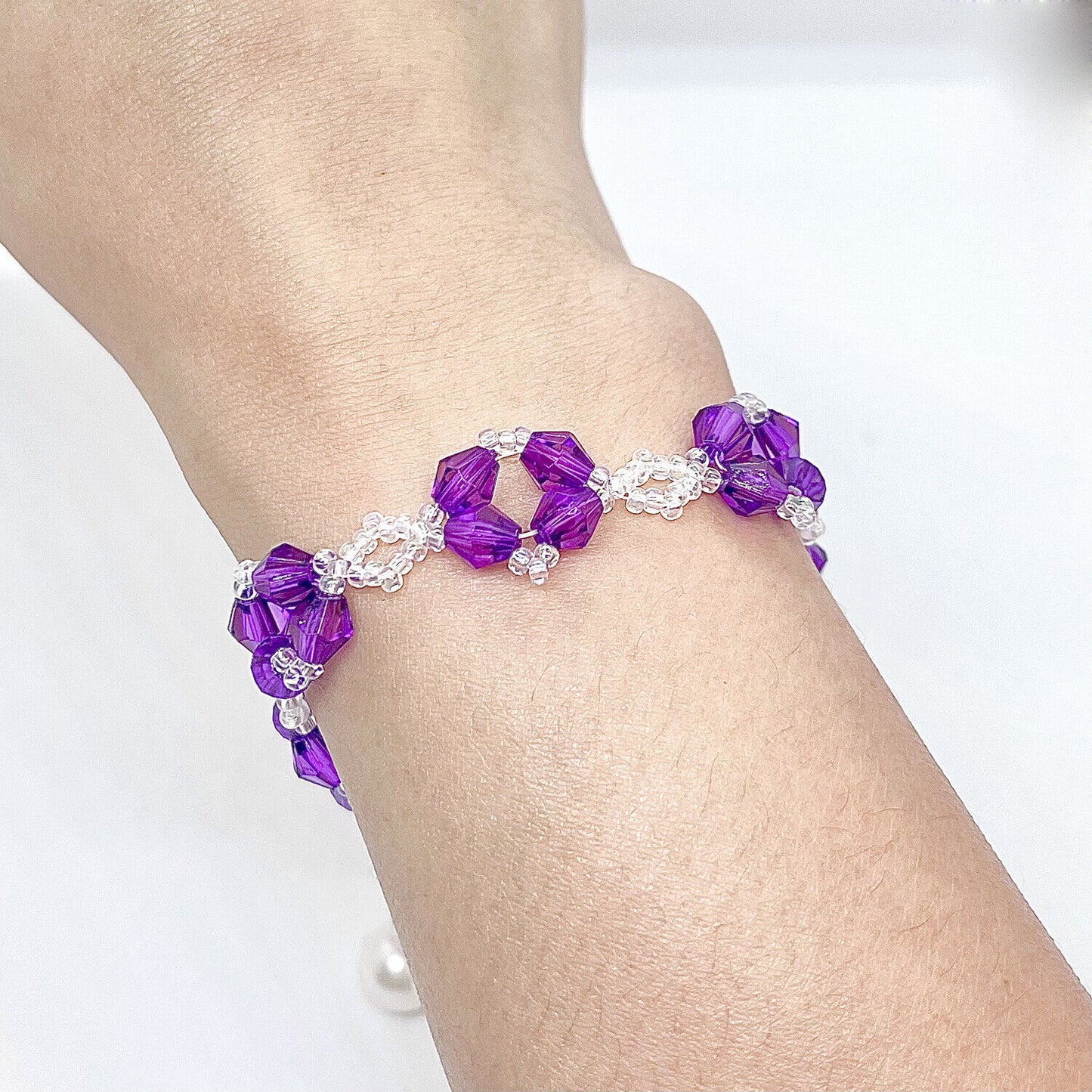 Magik 4-Petal Flower Floral Bracelet Elegant Light Luxury Adjustable Made in USA