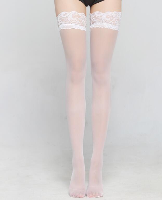 4 Pack Lace Mesh Lingerie Garter Belt Fishnet Thigh High Stocking Pantyhose Sock