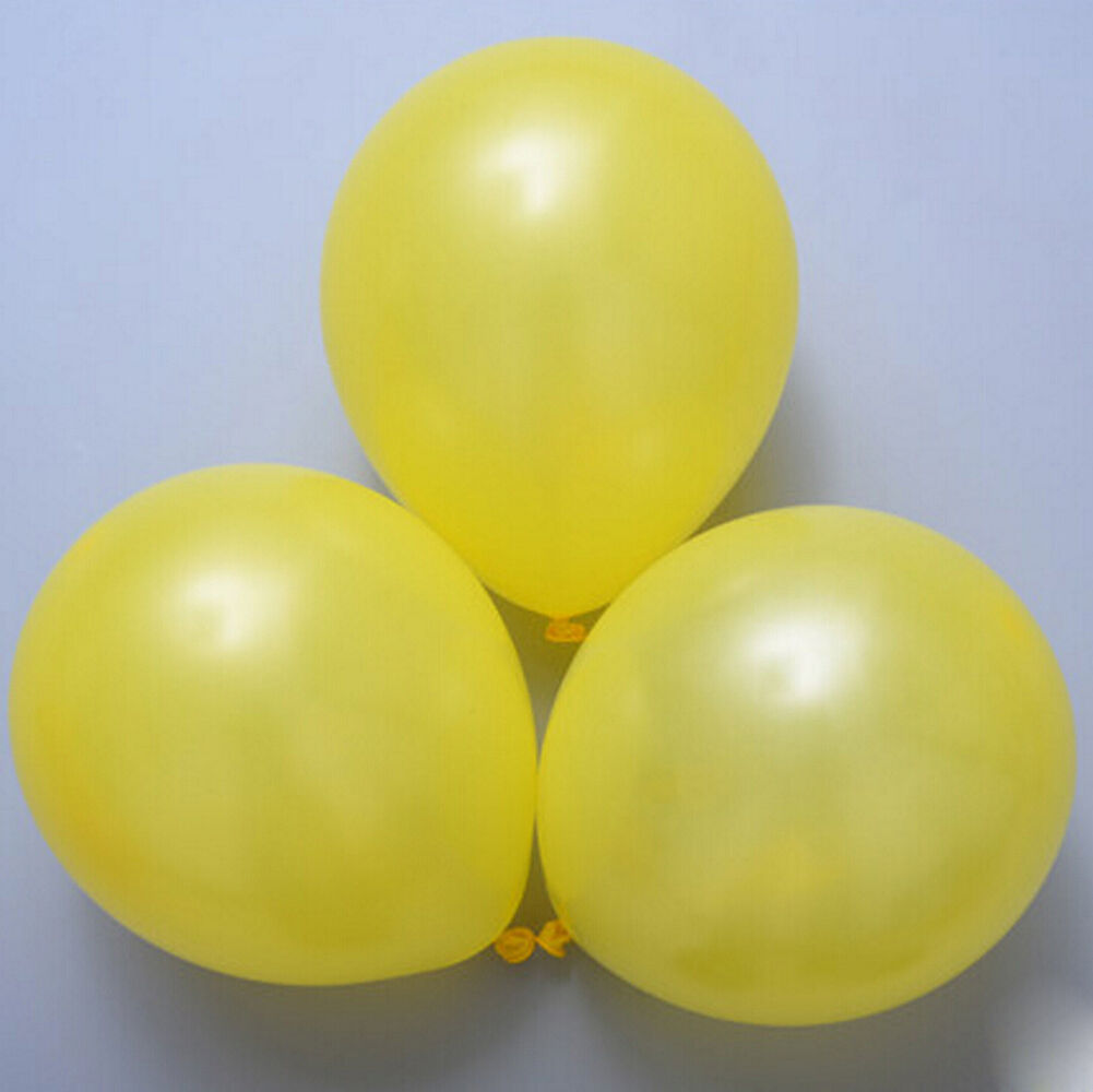 100pcs 10 inch Pearl Latex Colorful Thickening Wedding Party Birthday Balloon