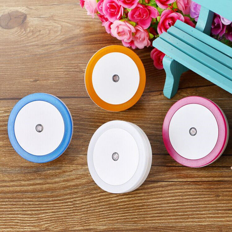 4~8 PCS Auto LED Light Induction Sensor Control Bedside Night Light In Wall Lamp