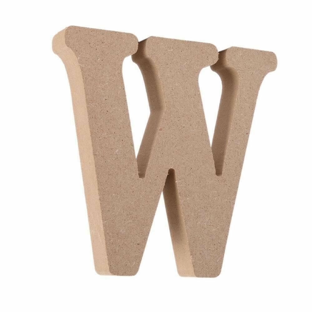 US 3.93'' A-Z Wooden Letters Alphabet Self Standing Wedding Party/Home/Decor Lot