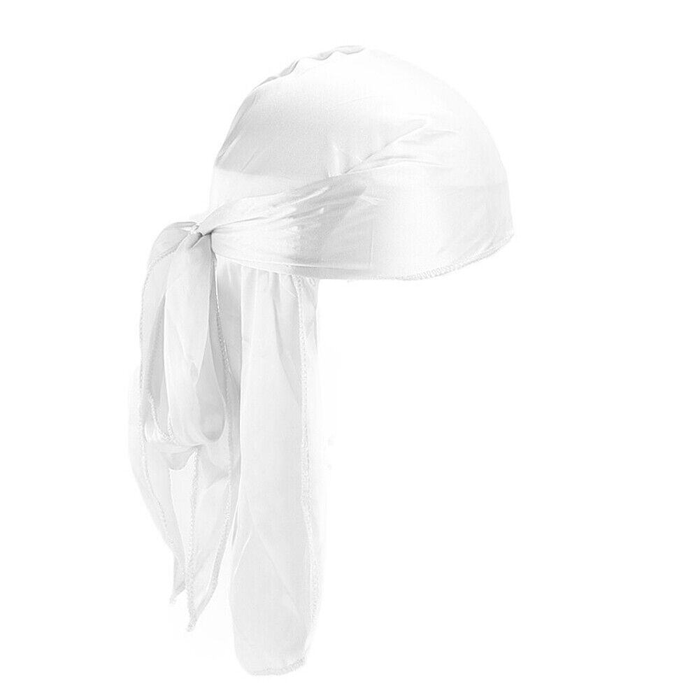 Men Women Turban Hat Pirate Doo Durag Headwear Comfortable Silk/Silky Feel Cap