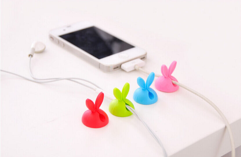 Lots of Cable Clip Desk Tidy Wire Drop Lead USB Charger Cord Holder Secure Table