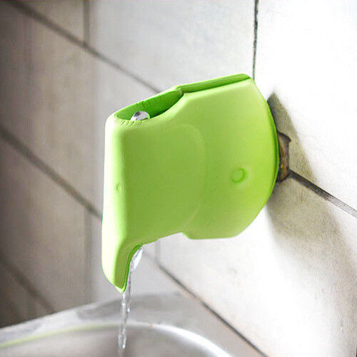 Soft Elephant Bath Tub Tap Spout Cover Extender Baby Kid Safety Guard +Four Toys