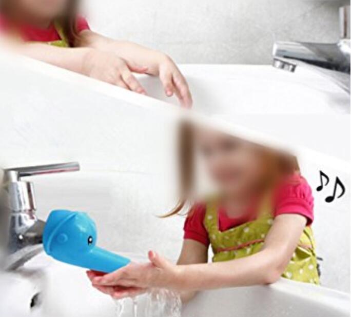 3~6 PCS Animal Faucet Extender for Kids Babies Sink Hand (Elephant+Duck+Dolphin)